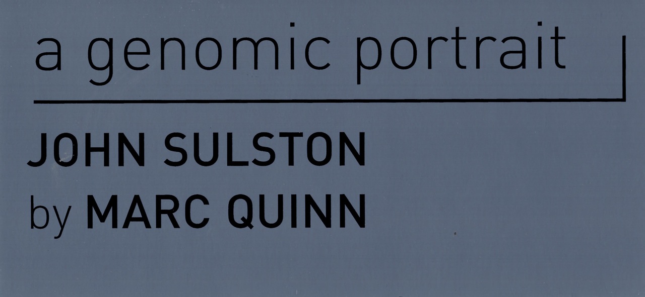 A Genomic Portrait: Sir John Sulston by Marc Quinn