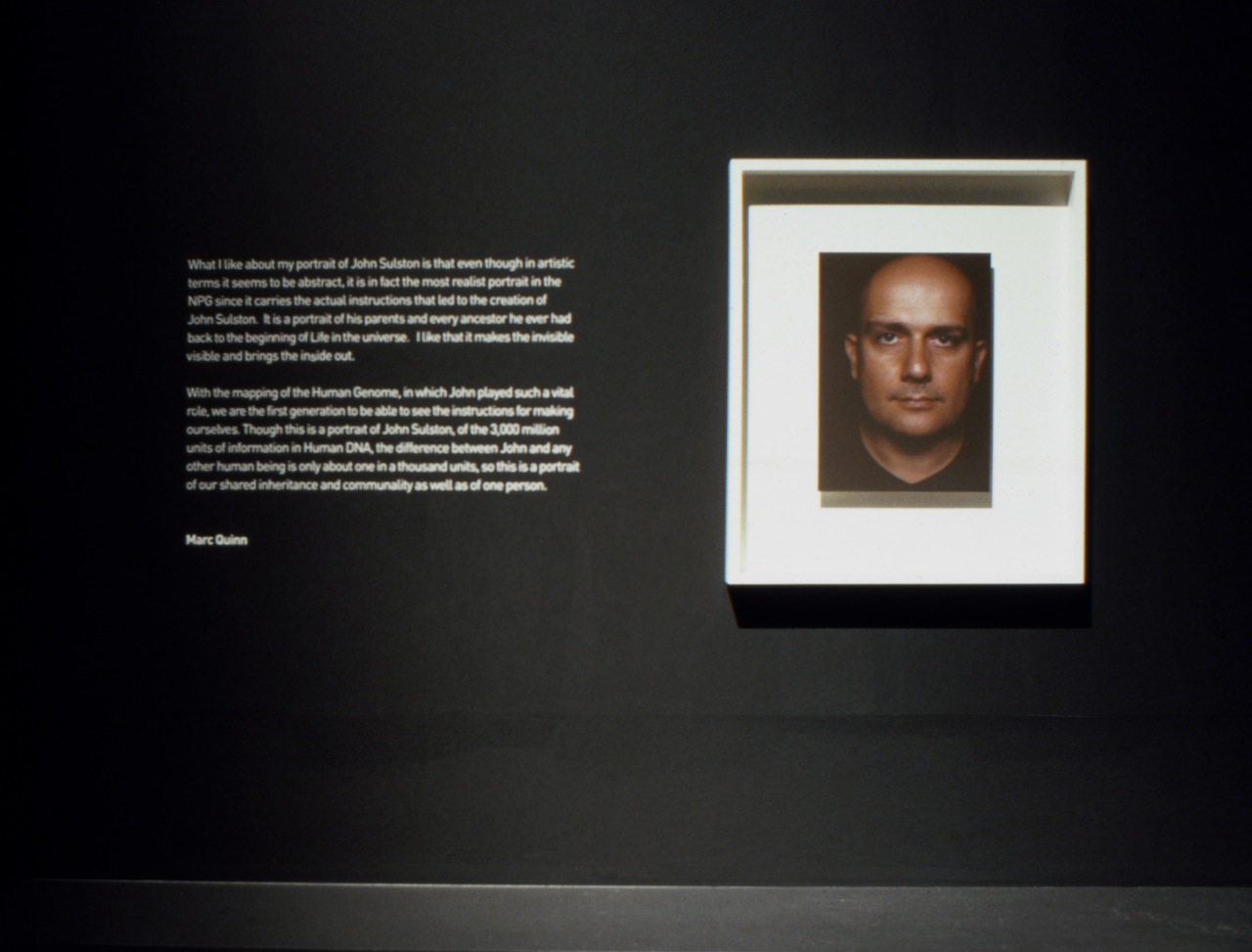 A Genomic Portrait: Sir John Sulston by Marc Quinn