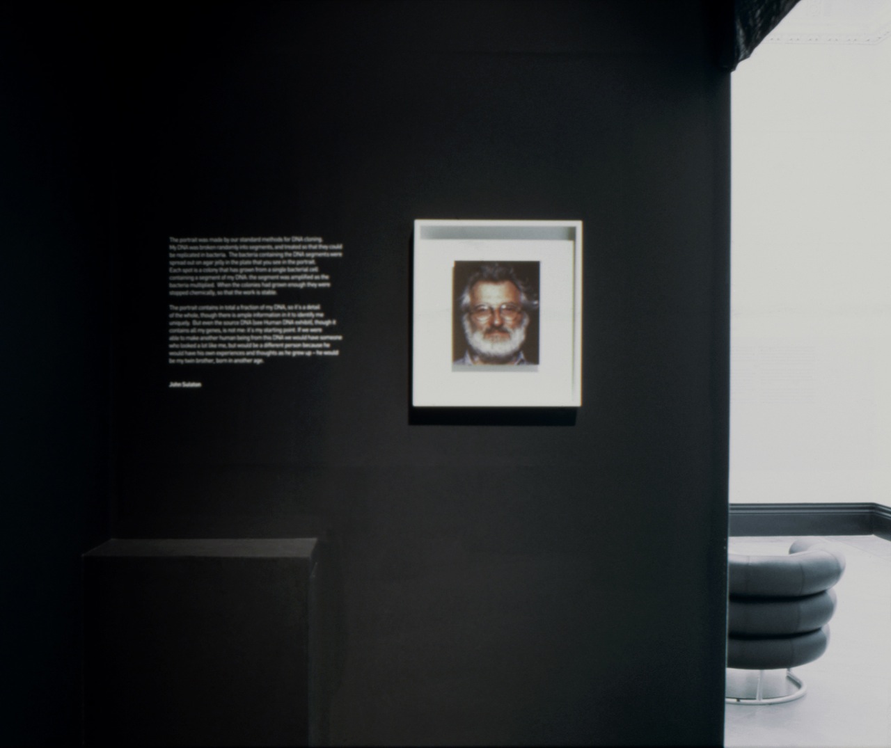 A Genomic Portrait: Sir John Sulston by Marc Quinn