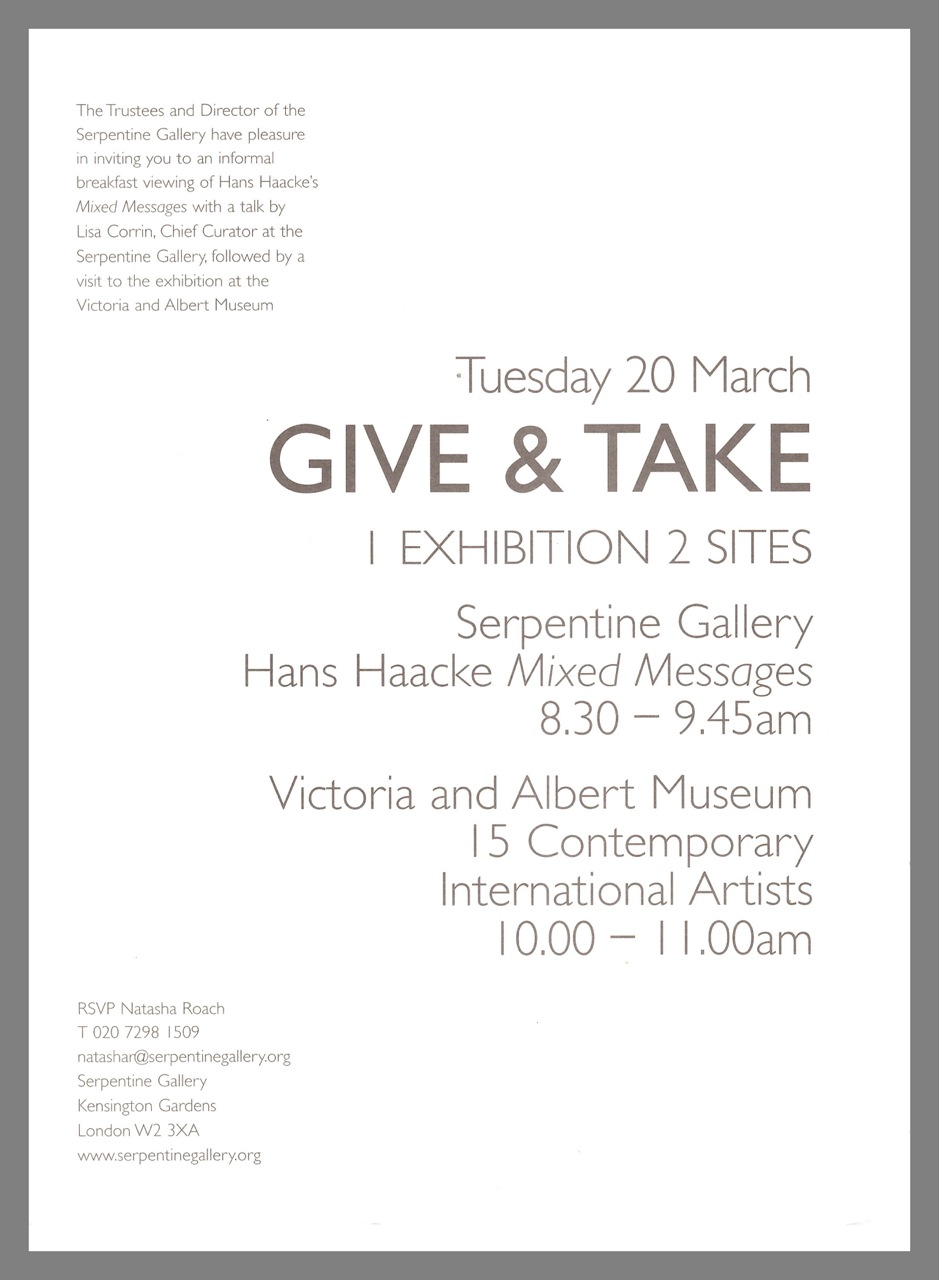 Give and Take