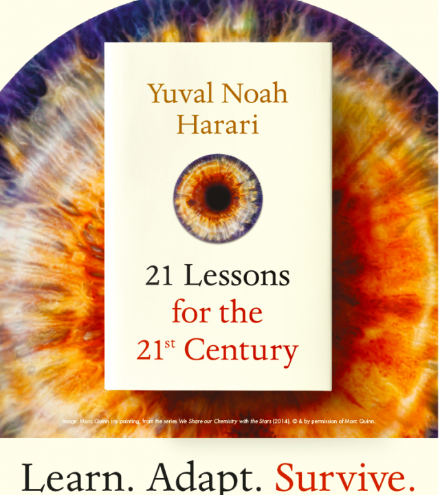 Marc Quinn x Yuval Noah Harari “21 Lessons for the 21st Century” image